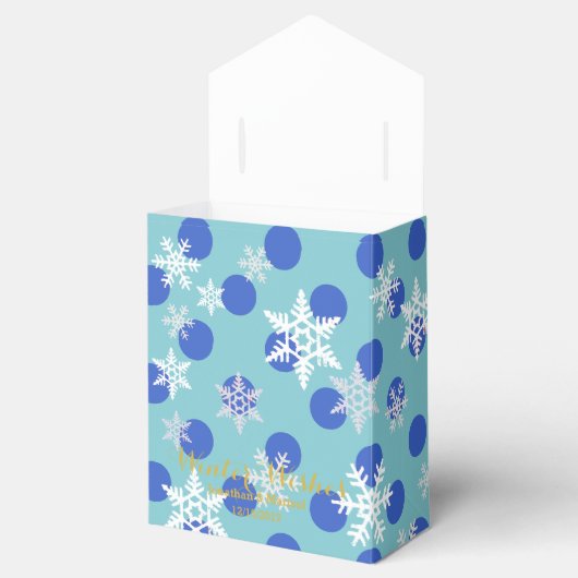 ウィンターウィズホリデークリスマスハヌカーパーティー フェイバーボックス (オープン)