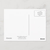 ウィンターウィムシー雪だるまサンキュー ポストカード (裏面)