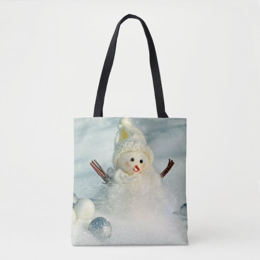 ウィンターウィムシー雪だるま トートバッグ (正面)