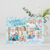 ウィンターウィムジーコラージュホリデーフォトカード シーズンカード (スタンド正面)