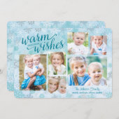ウィンターウィムジーコラージュホリデーフォトカード シーズンカード (正面/裏面)