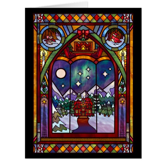 ウィンターウィンドウ クリスマスカード (正面)