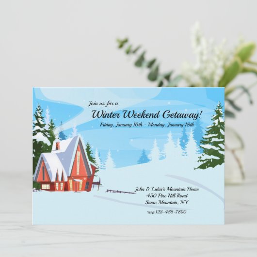 ウィンターウィークエンドゲットウェイ招待状 招待状 (スタンド正面)