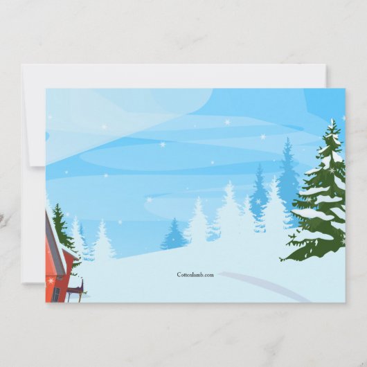 ウィンターウィークエンドゲットウェイ招待状 招待状 (裏面)