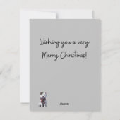 ウィンターウェスティメリークリスマスカード シーズンカード (裏面)