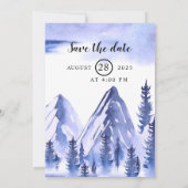 ウィンターウェディングスノーフレーククリスマスカード 招待状 (裏面)