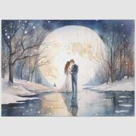 ウィンターウェディングティッシュペーパー 薄葉紙