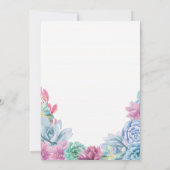 ウィンターウェディングパステルズサクレントパーティの招待状 招待状 (裏面)