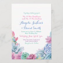 ウィンターウェディングパステルズサクレントパーティの招待状