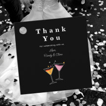 ウィンターウェディングブラック&ホワイトワインボトル