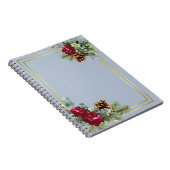 ウィンターウェディングブルゴーニュバラユーカリ ノートブック (右側)