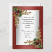 ウィンターウェディングホリデイスタイル 招待状 (裏面)