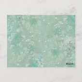 ウィンターウェディングホリーベリー詳細 ポストカード (裏面)