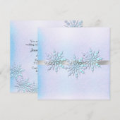 ウィンターウェディングリハーサルディナー招待状 招待状 (正面/裏面)