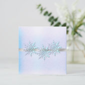 ウィンターウェディングリハーサルディナー招待状 招待状 (スタンド正面)