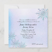 ウィンターウェディングリハーサルディナー招待状 招待状 (裏面)