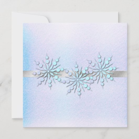 ウィンターウェディングリハーサルディナー招待状 招待状 (正面)