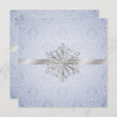 ウィンターウェディングリハーサルディナー招待状 招待状 (正面/裏面)