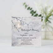 ウィンターウェディングリハーサルディナー招待状 招待状 (スタンド正面)