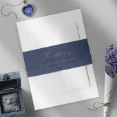 ウィンターウェディング招待状用帯金箔 招待状ベリーバンド