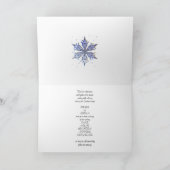 ウィンターウェディング招待状 招待状 (内部)