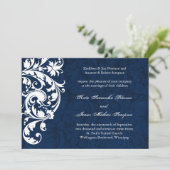 ウィンターウェディング招待状 招待状 (スタンド正面)