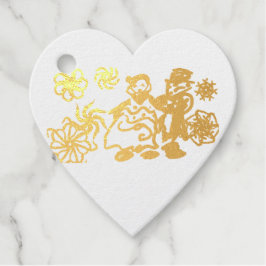 ウィンターウェディング フェイバータグ