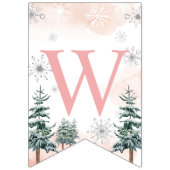 ウィンターウェルカムベビー バンティングフラッグ (第3の旗)