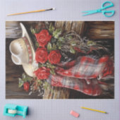 ウィンターウエスタンハット 薄葉紙 (クラフト)