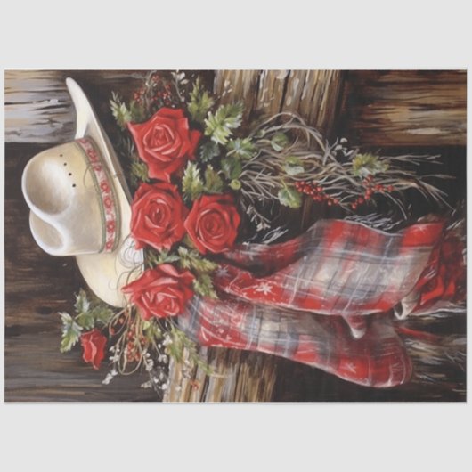 ウィンターウエスタンハット 薄葉紙 (正面)