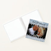 ウィンターウエディングカスタムフォトゲストブック ノートブック (内部)