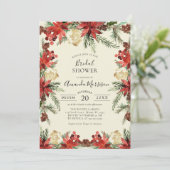  ウィンターウエディングクリスマスブライダルシャワー 招待状 (スタンド正面)