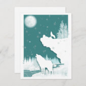 ウィンターウォルブスフラットホリデーカード シーズンカード (正面/裏面)