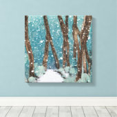 ウィンターウォークコレクション キャンバスプリント (インサイチュ (ウッドフロア))