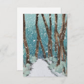 ウィンターウォークコレクション サンキューカード (正面/裏面)