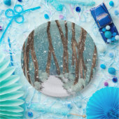 ウィンターウォークコレクション ペーパープレート (パーティー)