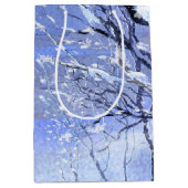 ウィンターウッズウォーター絵を描カラー抱き枕 ミディアムペーパーバッグ (正面)