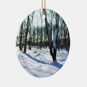 ウィンターウッズラウンドオーナメント セラミックオーナメント (右)