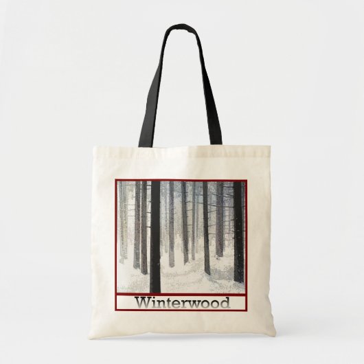 ウィンターウッドウッドウッドロット トートバッグ (正面)