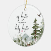 ウィンターウッドランズ妊娠最高の贈り物 セラミックオーナメント (左)
