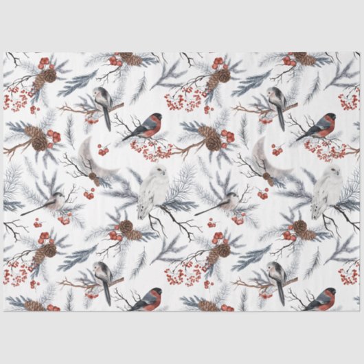 ウィンターウッドランドシリーズデザイン11 薄葉紙 (正面)