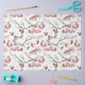 ウィンターウッドランドシリーズデザイン12 薄葉紙 (クラフト)