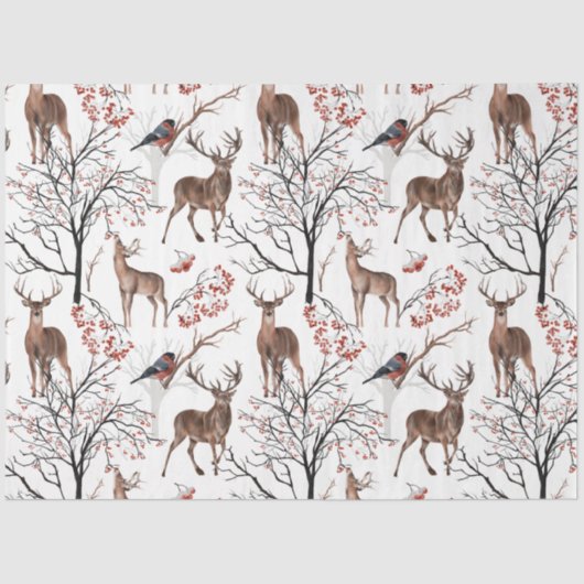 ウィンターウッドランドシリーズデザイン13 薄葉紙 (正面)