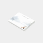 ウィンターウッドランドシーンキツネ ポストイット (アングル)