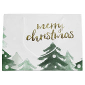 ウィンターウッドランドスノーホリデー ラージペーパーバッグ (正面)