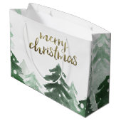 ウィンターウッドランドスノーホリデー ラージペーパーバッグ (裏面アングル)