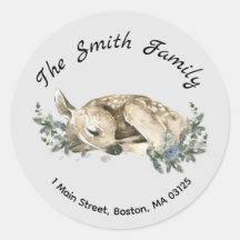 ウィンターウッドランドディアクリスマス差出人住所