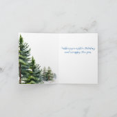 ウィンターウッドランドトナディアスタグパインツリーフォレスト シーズンカード (内部)