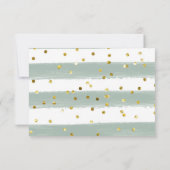 ウィンターウッドランドフォレストベビーシャワーサンキューカード サンキューカード (裏面)