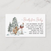 ウィンターウッドランドフォレスト |ブックリクエスト エンクロージャーカード (正面)